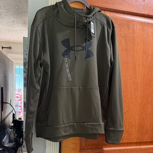 BRAND NEW-never worn Under Armour Women Olive Green Hoodie